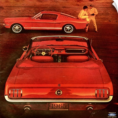 1960's USA Mustang Magazine Advert (detail)