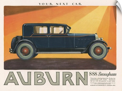 Auburn Automobile Advertisement