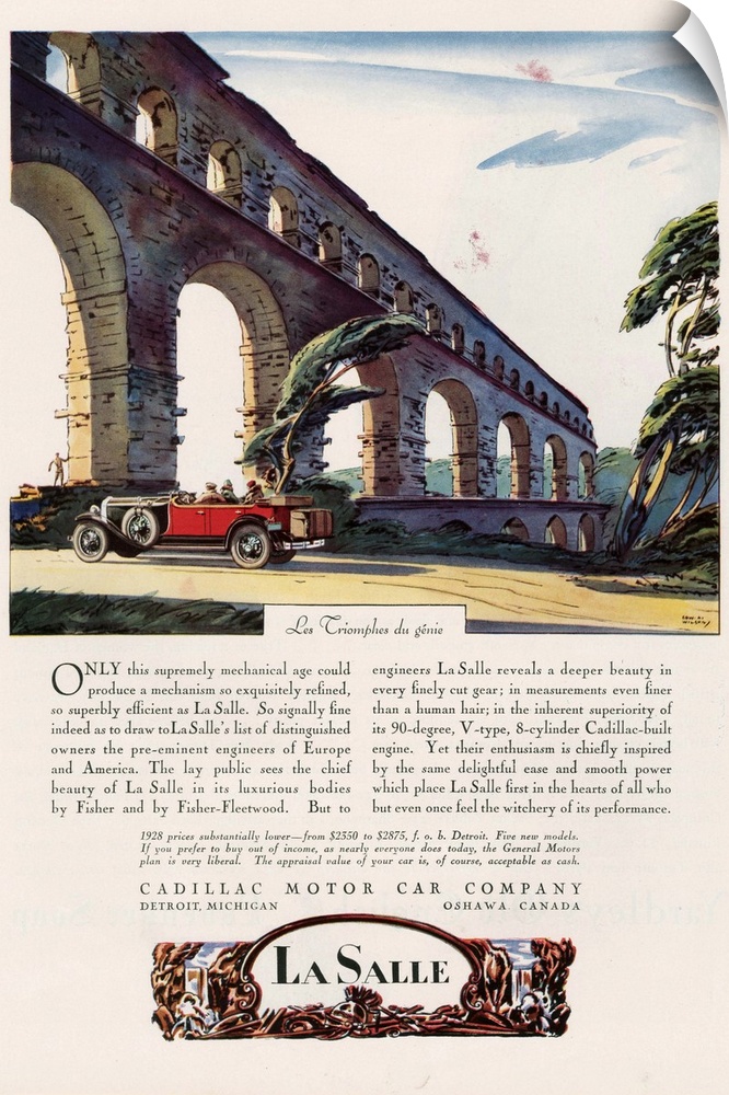 Cadillac La Salle.1928.1920s.USA.cc cars bridges viaducts ...