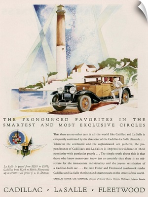 Cadillac - La Salle - Fleetwood Automobile Advertisement
