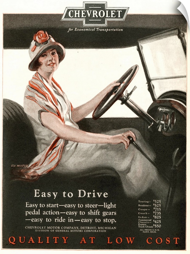 Chevrolet.1920s.USA.women woman drivers driving cars...
