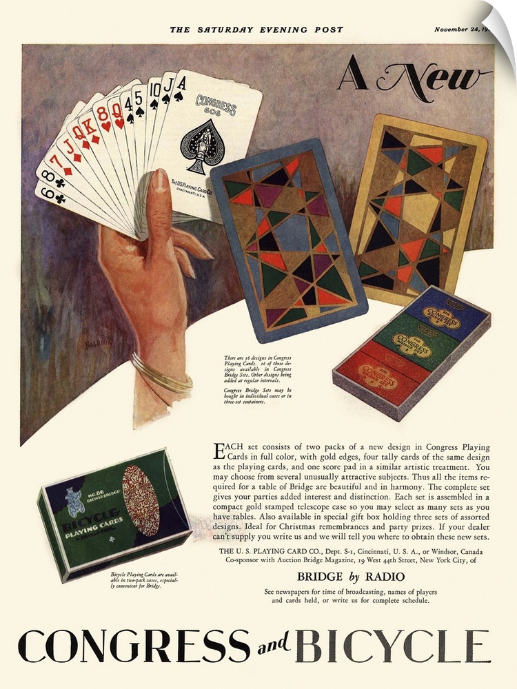 .1928.1920s.USA.playing cards games congress...