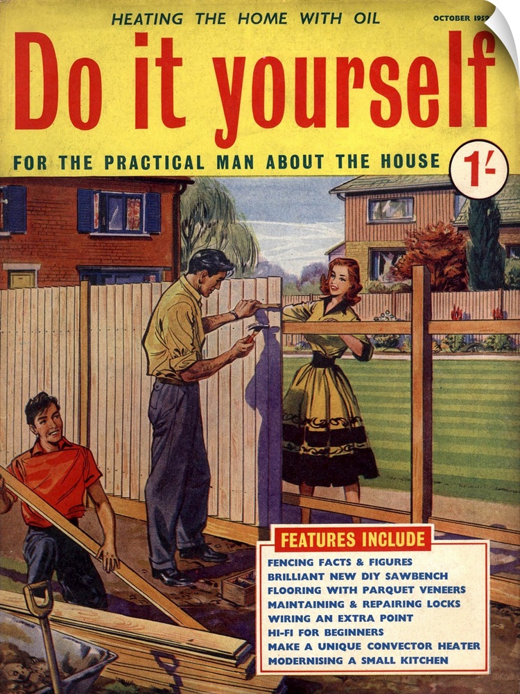 Do It Yourself.1950s.UK.fences diy magazines do it yourself horticulture...