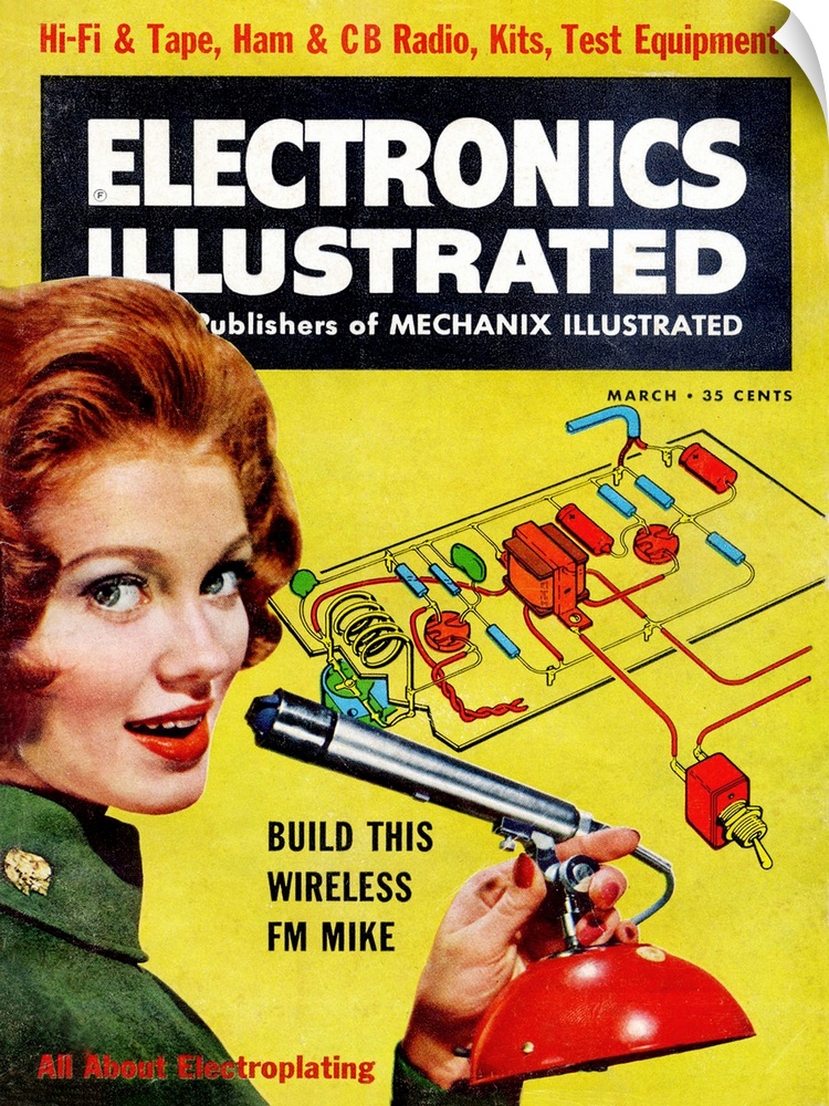 1960s USA Electronics Illustrated Magazine Cover