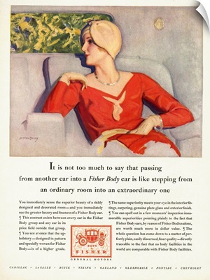 Fisher Body Automobile Advertisement