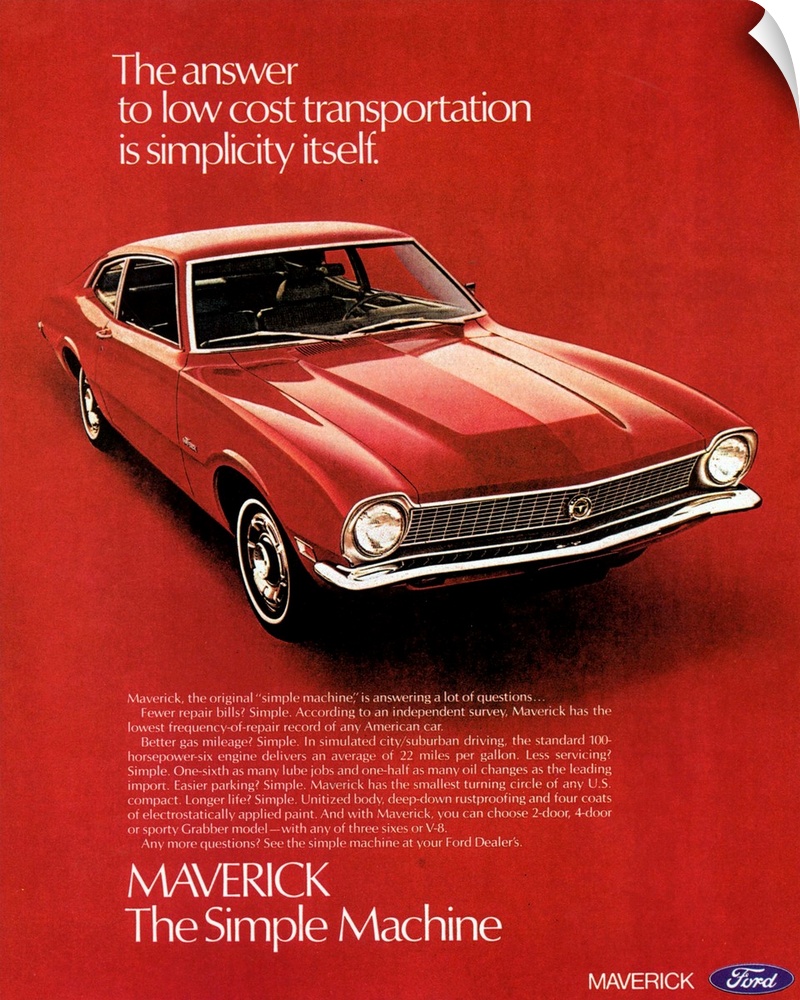 1970s UK Ford Magazine Advert