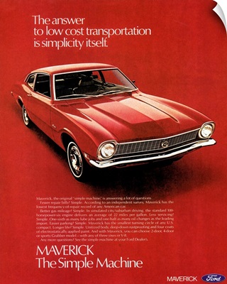 Ford Maverick Automobile Advertisement