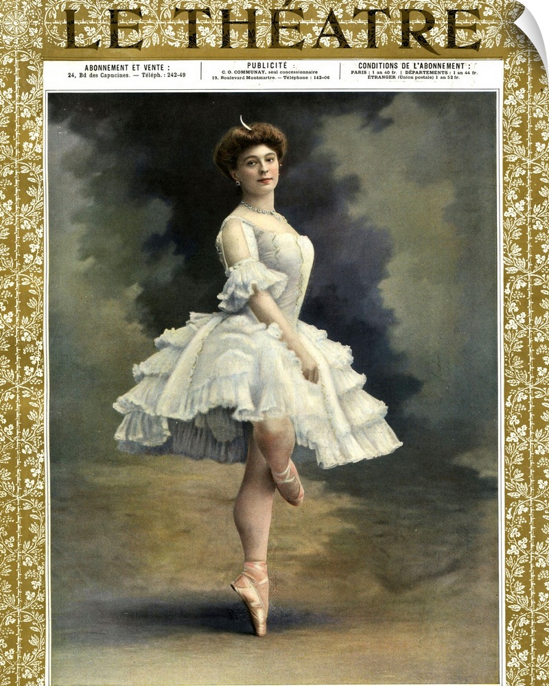 1900s France Le Theatre Magazine Cover