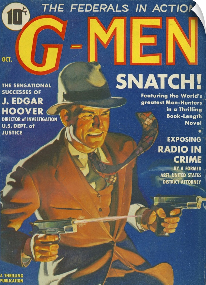 G-Men GMen GMen.1935.1930s.USA.FBI detectives pulp fiction...