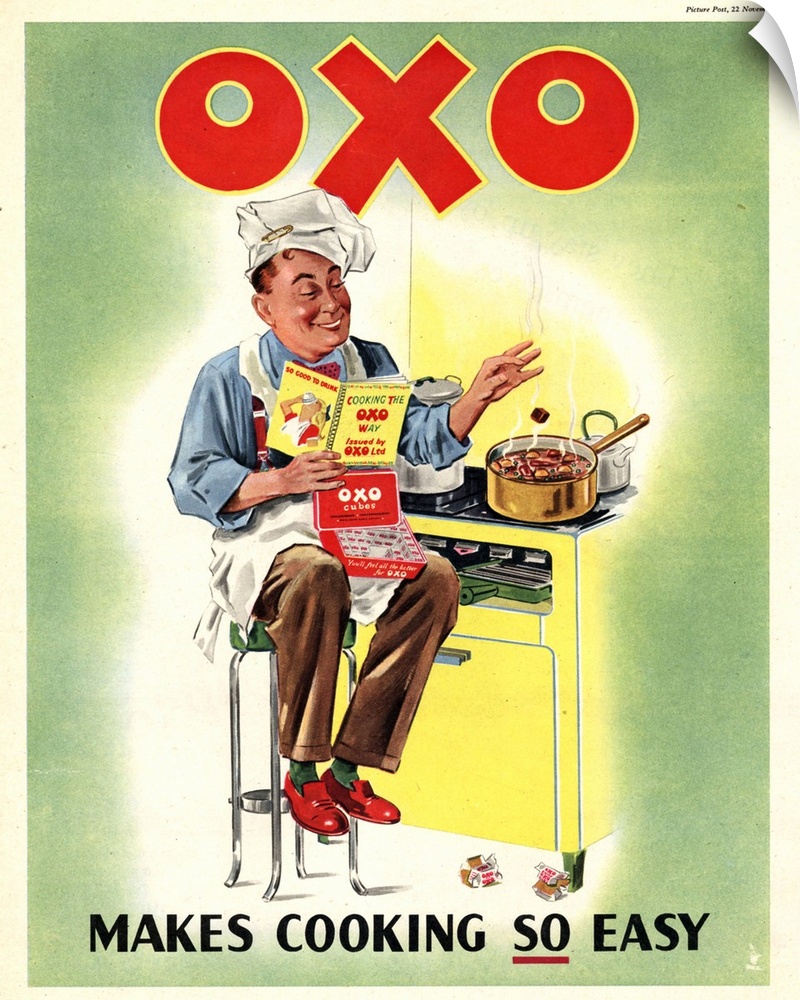 OXO.1950s.UK.chefs cooking...