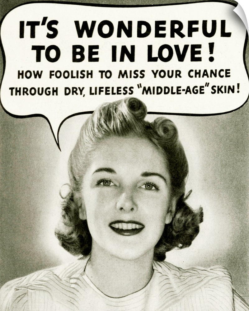 1940s UK Palmolive Magazine Advert (detail)