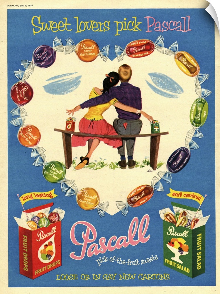 1950s UK Pascall Magazine Advert