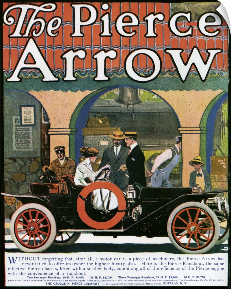 1910s USA Pierce Arrow Magazine Advert