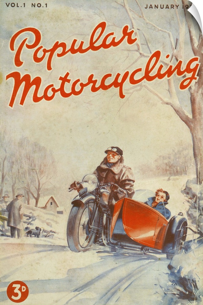 Popular Motorcycling.1937.1930s.UK.cars motorbikes motorcycles first issue...