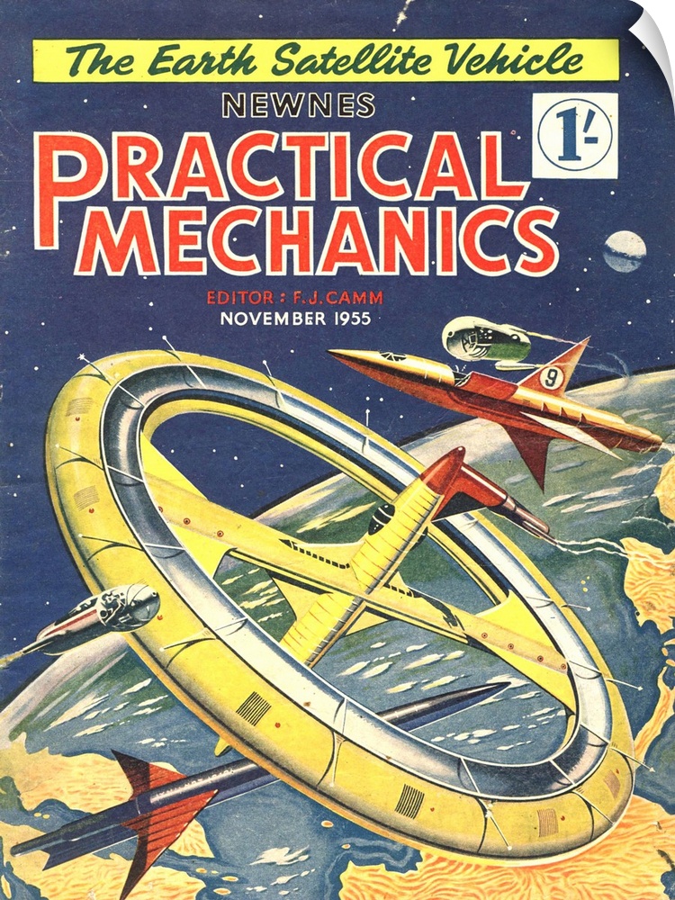 Practical Mechanics.1950s.UK.visions of the future futuristic magazines...