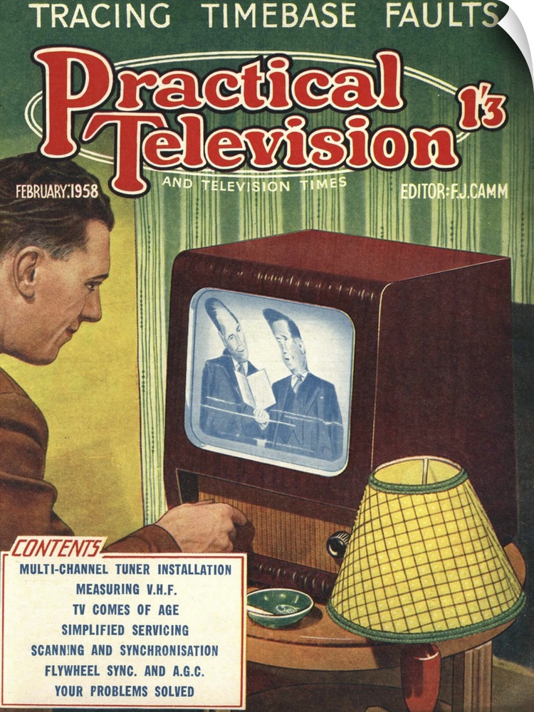 Practical Television .1950s.UK.televisions diy magazines do it yourself...