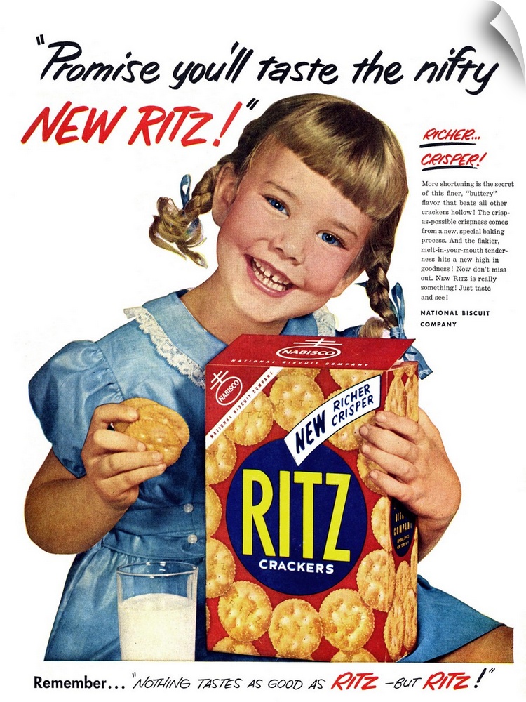 1950s USA Ritz Magazine Advert