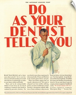 The Saturday Evening Post, Do As Your Doctor Tells You