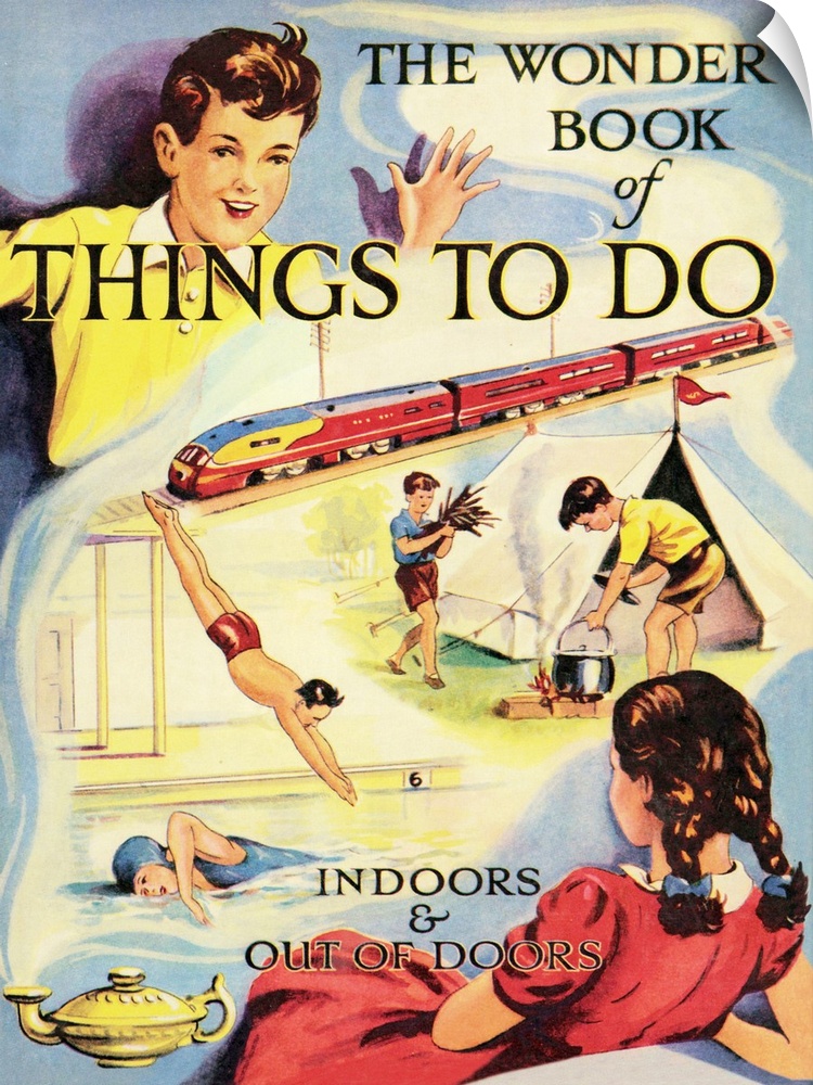 1950s UK The Wonder Book of Things to Do Book Cover
