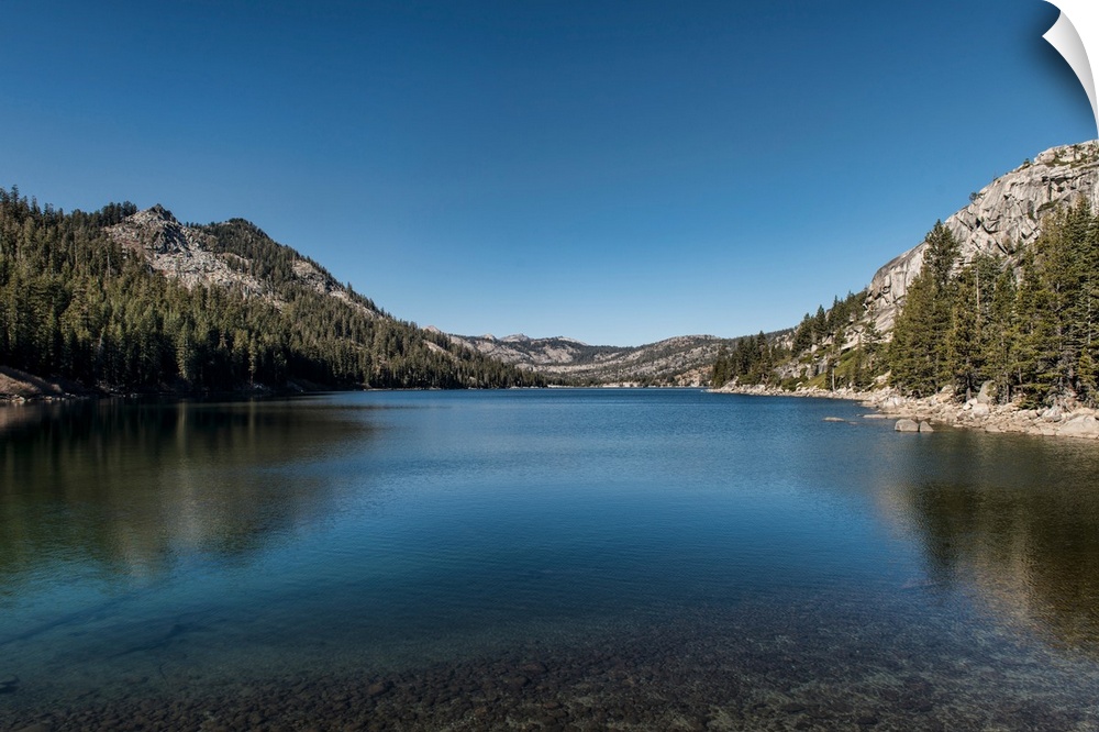 Scenic Echo Lake, near Lake Tahoe in California's Eastern Sierras.