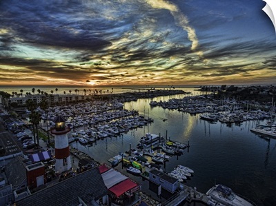Sunset at the Oceanside Harbor