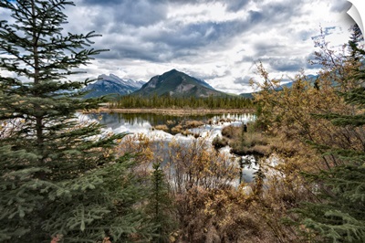 Vermilion Lakes and Mount Rundle