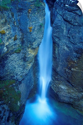 A Beautiful Waterfall, Alberta,  Canada