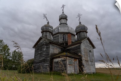 Abandoned Church In Rural Saskatchewan, Maryville, Saskatchewan, Canada