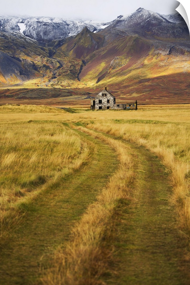 Abandoned House In Rural Iceland, Snaefellsness Peninsula; Iceland.