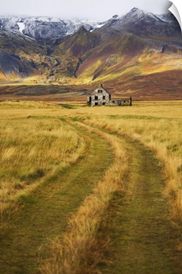 Abandoned House In Rural Iceland, Snaefellsness Peninsula, Iceland