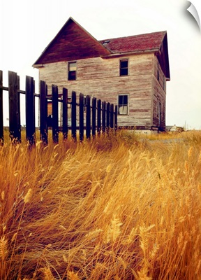 Abandoned House Near Robsart, Saskatchewan, Canada