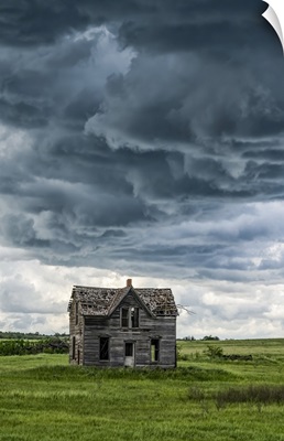 Amazing Clouds Over The Landscape Of The American Mid-West, Nebraska, USA