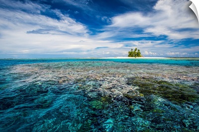 An island that forms part of the marine park, near the Tuvalu mainland, Tuvalu