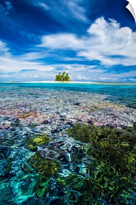 An island that forms part of the marine park, near the Tuvalu mainland, Tuvalu