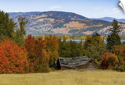 Autumn Colored Foliage In The Okanagan Valley, British Columbia, Canada