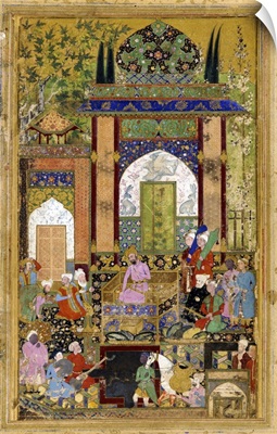Babur Holding Court, 1589, Babur, The First Mughal Emperor