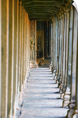 Bas Reliefs Of Hindu Myths At Angkor Wat, Angkor, Cambodia