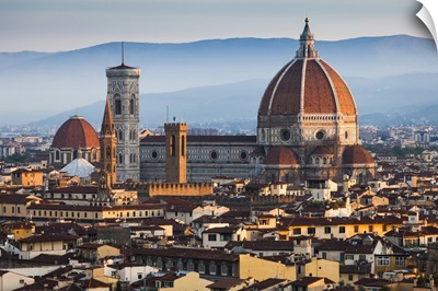Basilica Di Santa Maria Del Fiore And City, Florence, Tuscany, Italy
