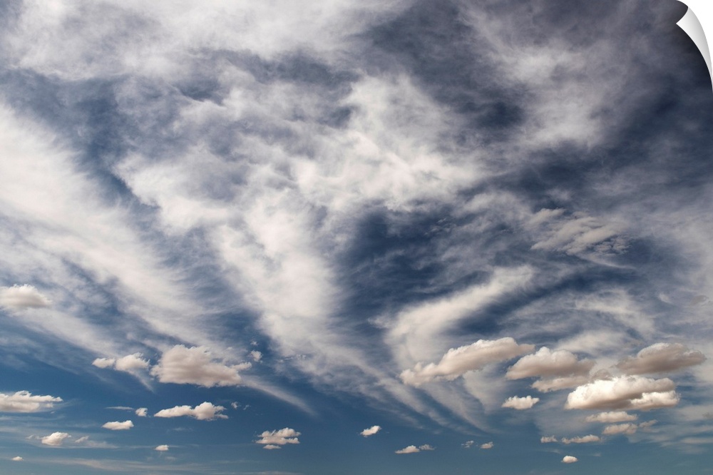 Blue sky with cloud, Palouse, Washington, United States of America.
