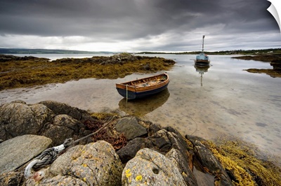 Boats In Water, Ardminish, Gigha, Scotland