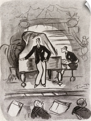 Cabaret In Montparnasse, Paris, France In The 1920's