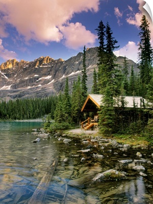 Cabin At Lake O'hara Lodge, Yoho National Park, British Columbia, Canada