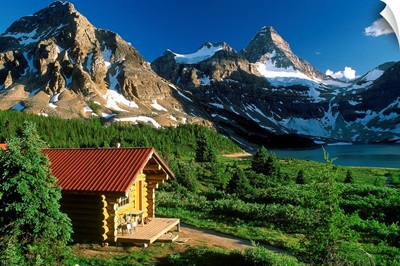 Cabin At Mt Assiniboine Lodge, Mt Assiniboine Provincial Park, British Columbia, Canada