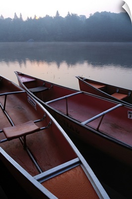 Canoes On Still Water