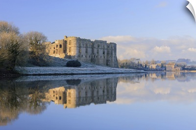 Carew Castle In Winter