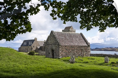 Church In The Cemetery Of The Benedictine Abbey On Isle Of Iona, Scotland