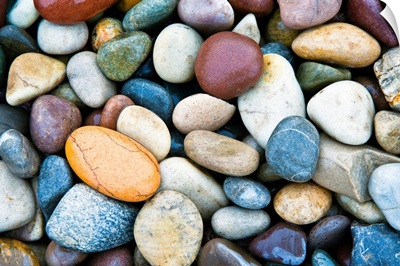 Close Up of multi colored stones