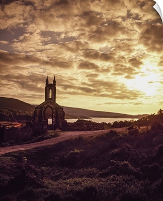 Disused White Marble Church, Lough Na Kung Dunlewy, Co Donegal, Ireland