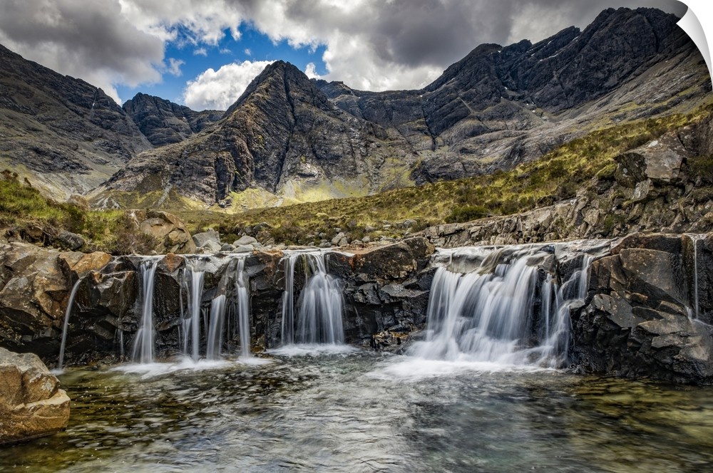 Fairy Pools Waterfalls; Glenn Brittle, Isle Of Skye, Scotland