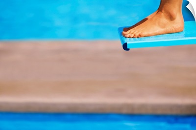 Feet On A Diving Board